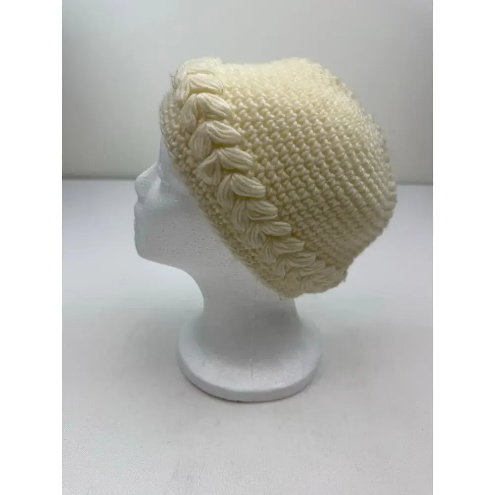 Vintage Kokonit‎ Beanie Ivory One Size